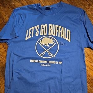 Blue Let's Go Buffalo T-Shirt